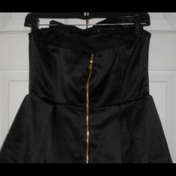 Womens Black Kate Young Strapless Party Dress 6 - Picture 7 of 8